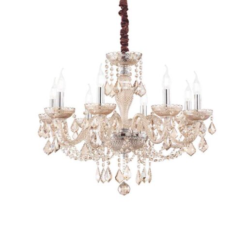 Kryštálový závesný luster ROSE SP8 | Ideal Lux