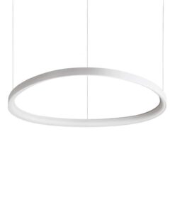 Oválny závesný luster GEMINI SP D81 v bielej farbe | Ideal Lux
