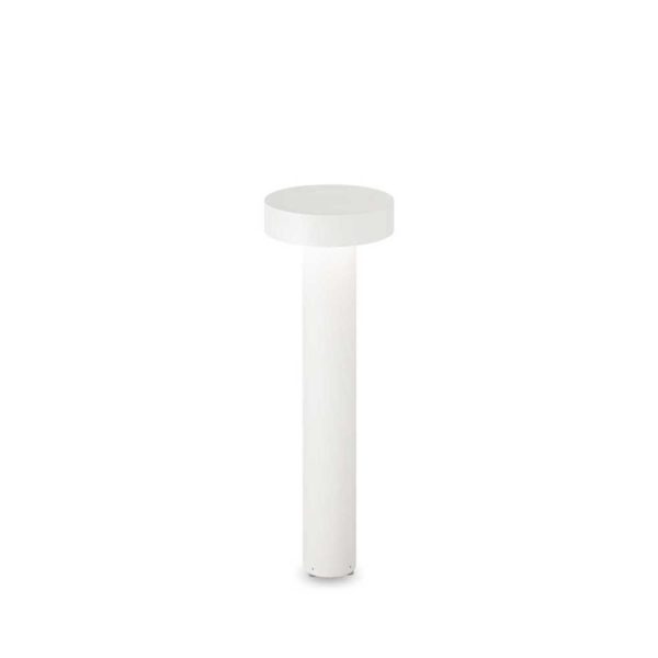 Záhradné stĺpikové svietidlo TESLA PT4 SMALL, biela farba | Ideal Lux
