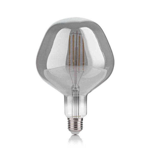 Žiarovka Filament APPLE s dymovým sklom, E27, 6W, 200lm, Teplá biela | Ideal Lux