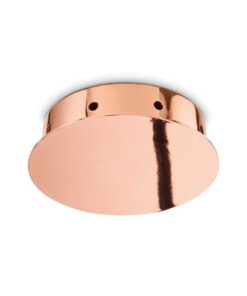 Magnetická rozbočovacia stropná rozeta pre 8 svietidiel v medenej farbe | Ideal Lux