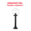 Náhradné akrýlové tienidlo s objímkou pre GLOBE PT1 TRANSPARENTE
