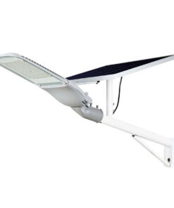 Pouličné solárne LED svietidlo PRO, 50W, Studená biela, 3000lm, IP65..