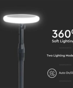 Záhradné LED svietidlo solárne, 3W, 3000K, čierne, 2ks v balení – Obrázok 4