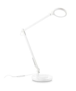 Moderná LED stolová lampa FUTURA TL, biela farba | Ideal Lux