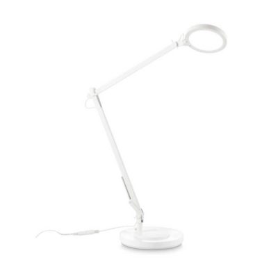 Moderná LED stolová lampa FUTURA TL, biela farba | Ideal Lux