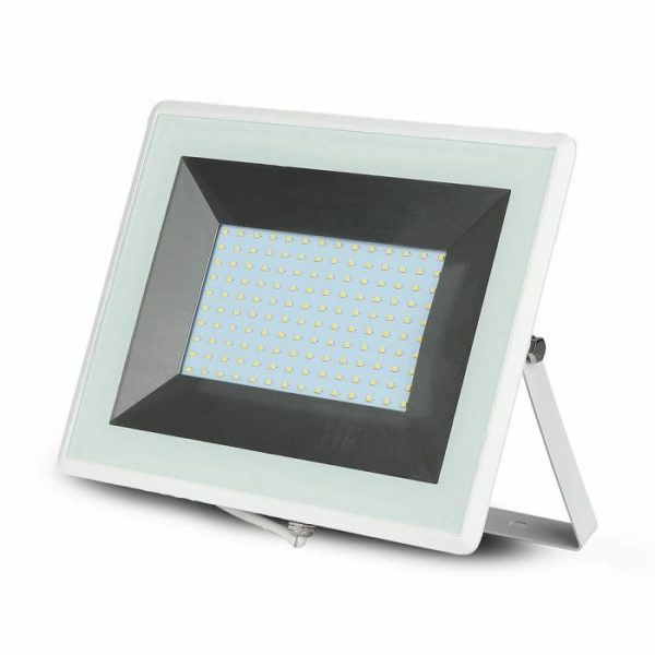 LED Reflektor, E-Series, 100W, Studená biela, 8500lm, biely
