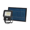Solárny LED reflektor s detektorom pohybu, 20W, Studená biela, 1400lm