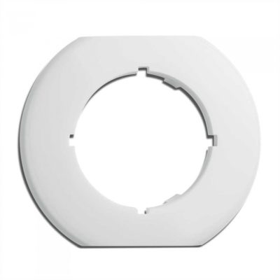 Rámček okrúhlyviac-násobný stredový, biely duroplast
