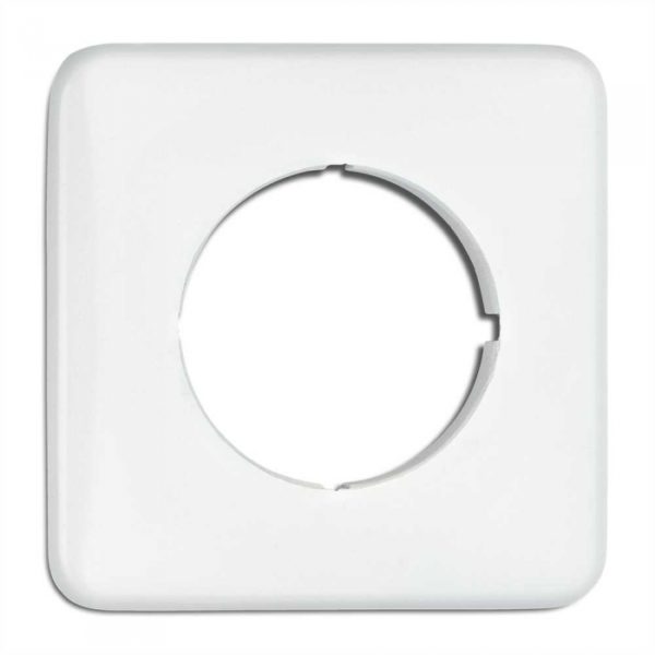 Rámček štvorcový 1-násobný, biely duroplast