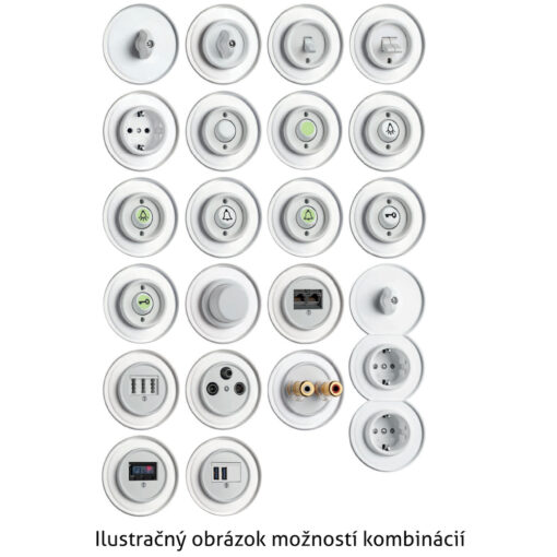 Rámček štvorcový 3-násobný, čierny bakelit - Image 6