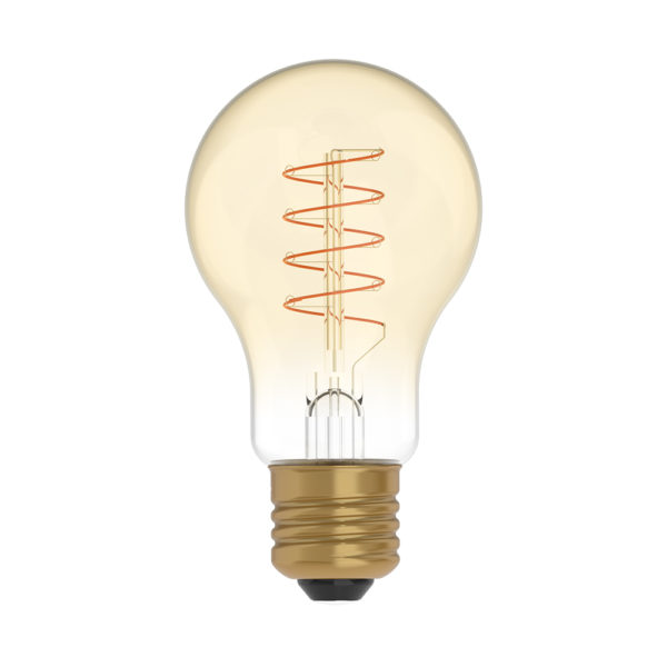 LED EDISON žiarovka A60 so zlatým sklom - E27, 4W, 250lm, Teplá biela, Stmievateľná | Daylight Italia