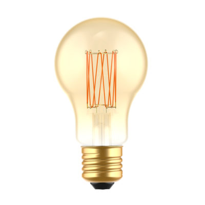 LED EDISON žiarovka A60 so zlatým sklom - E27, 7W, 640lm, Teplá biela, Stmievateľná | Daylight Italia
