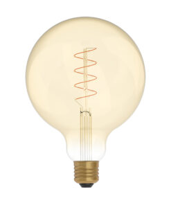 LED EDISON žiarovka G125 so zlatým sklom - E27, 4W, 250lm, Teplá biela, Stmievateľná | Daylight Italia