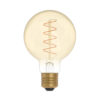 LED EDISON žiarovka G80 so zlatým sklom - E27, 4W, 250lm, Teplá biela, Stmievateľná | Daylight Italia