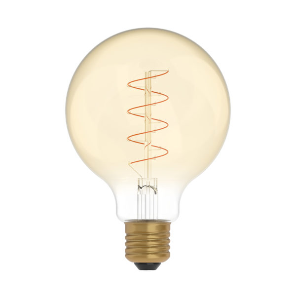 LED EDISON žiarovka G95 so zlatým sklom - E27, 4W, 250lm, Teplá biela, Stmievateľná | Daylight Italia
