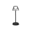 Exterierová LED nabíjateľná stolná lampa LOLITA TL, čierna farba | Ideal Lux