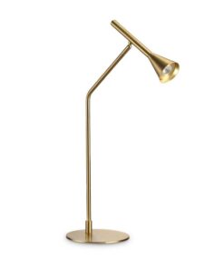 LED stolová lampa DIESIS TL s vypínačom a stmievačom v mosádznej farbe | Ideal Lux