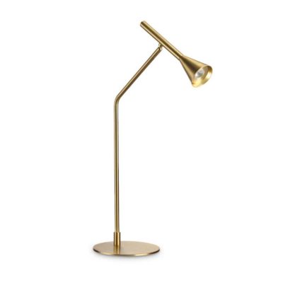 LED stolová lampa DIESIS TL s vypínačom a stmievačom v mosádznej farbe | Ideal Lux