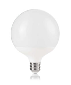 Mliečna LED žiarovka GLOBO, E27, 18W, Denná biela, 2180lm | Ideal Lux