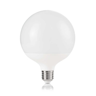 Mliečna LED žiarovka GLOBO, E27, 18W, Teplá biela, 2180lm | Ideal Lux