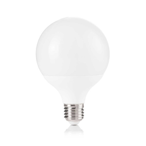 Mliečna LED žiarovka GLOBUS, E27, 15W, Denná biela, 1820lm | Ideal Lux