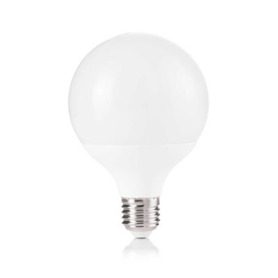 Mliečna LED žiarovka GLOBUS, E27, 15W, Teplá biela, 1820lm | Ideal Lux