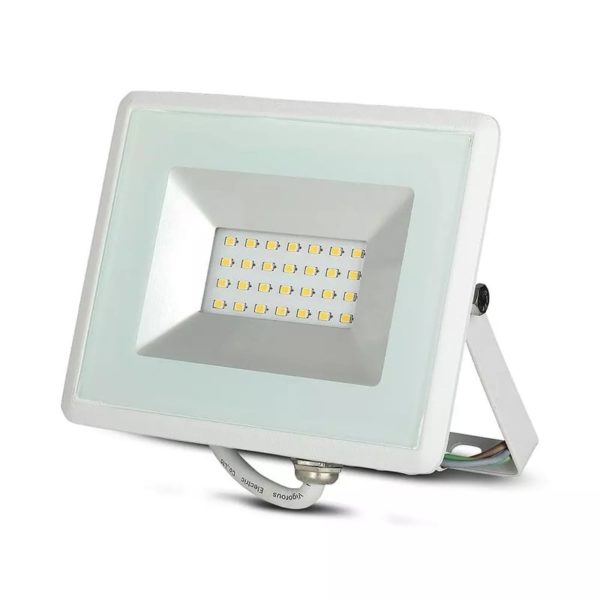 Reflektor LED E-Series 20W, Teplá biela, 3000K, 1700lm, biely