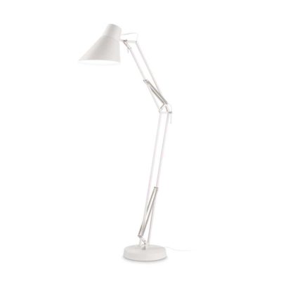 Retro podlahová lampa SALLY PT1 v bielej farbe | Ideal Lux