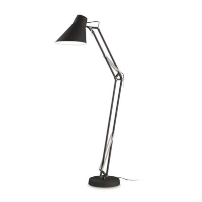 Retro podlahová lampa SALLY PT1 v čiernej farbe | Ideal Lux