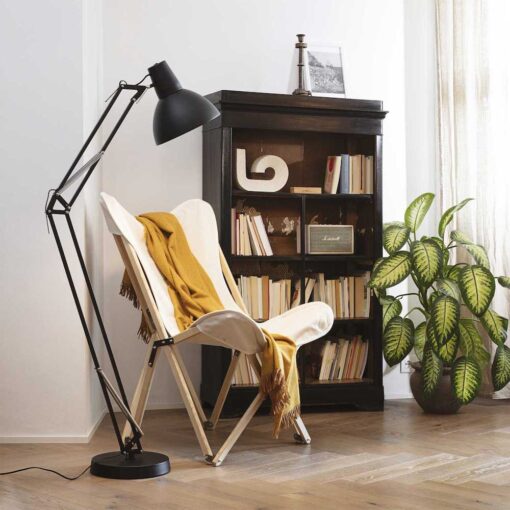 Retro podlahová lampa WALLY PT1 v čiernej farbe | Ideal Lux - Image 2