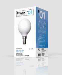 LED žiarovka s porcelánovým efektom E14, CRI95, G50, 5.9W, 2700K, Stmievateľná – Obrázok 3