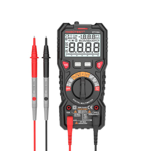 Digitálny multimeter s baterkou Habotest HT118A, True RMS, NCV - Image 3