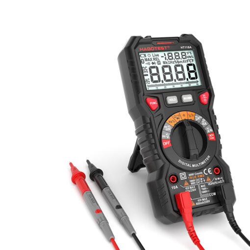 Digitálny multimeter s baterkou Habotest HT118A, True RMS, NCV - Image 2
