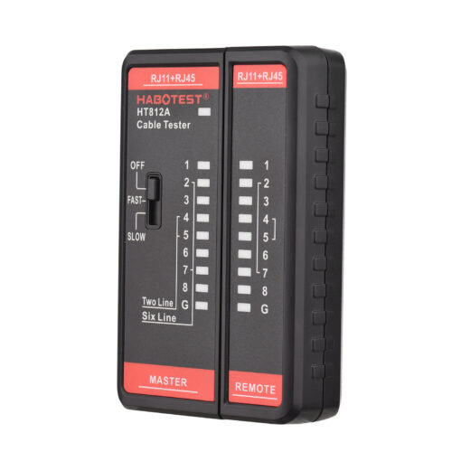 Tester sieťových káblov Habotest HT812A RJ45/RJ14/RJ12/RJ9 - Image 2