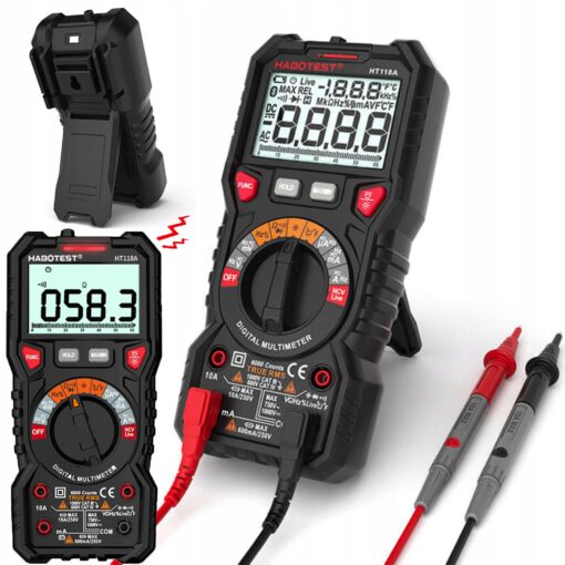 Digitálny multimeter s baterkou Habotest HT118A, True RMS, NCV - Image 9