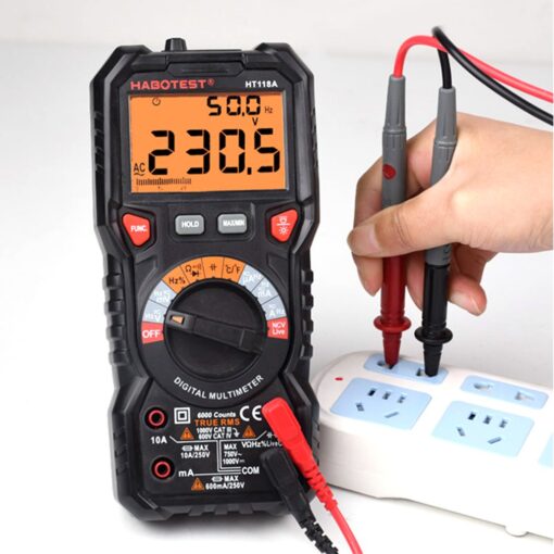 Digitálny multimeter s baterkou Habotest HT118A, True RMS, NCV - Image 6