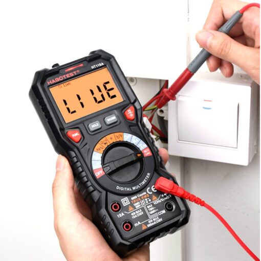 Digitálny multimeter s baterkou Habotest HT118A, True RMS, NCV - Image 10