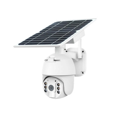 WIFI SMART HD Kamera so solárnym panelom a pohybovým senzorom, IP65, biela farba