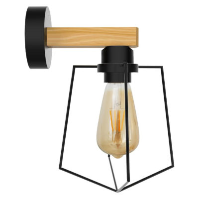 Historická nástenná lampa SIMPLE s jednoduchou klietkou1