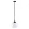 Sklenená závesná lampa OVAL TRANSPARENT2