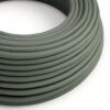 Kábel trojžilový v podobe textilnej šnúry v zeleno sivej farbe, bavlna, 3 x 0.75mm, 1 meter1
