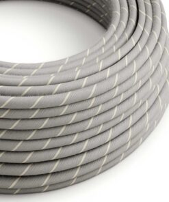 Textilný kábel, bavlna, Vertigo – vaječná farba, 3 x 0.75mm, 1 meter