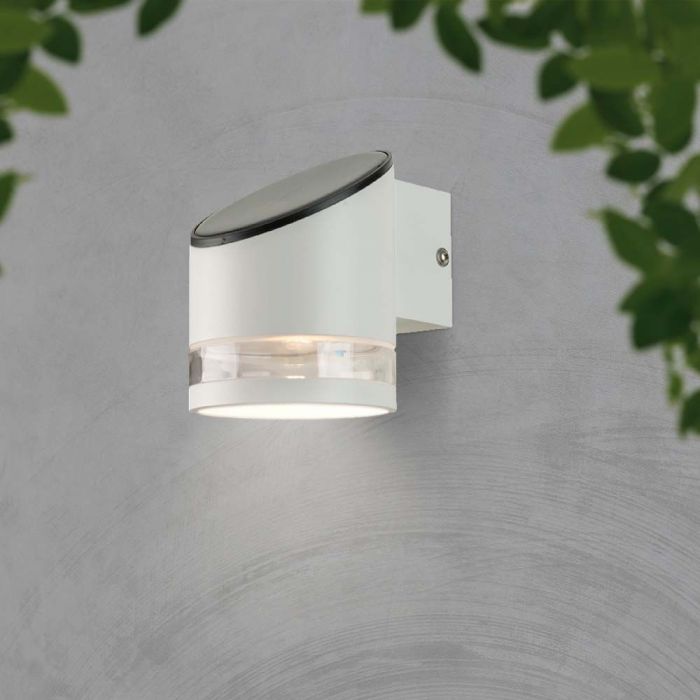 Záhradná LED lampa so solárnym panelom a mikrovlnným senzorom 1W, IP44, biela farba – Obrázok 3