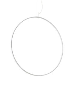 LED závesné svietidlo v tvare kruhu CIRCUS SP D90 White | Ideal Lux