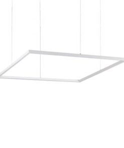 LED luster ORACLE SLIM SP D90 SQUARE, 3000k, 5250lm, biela farba | Ideal Lux