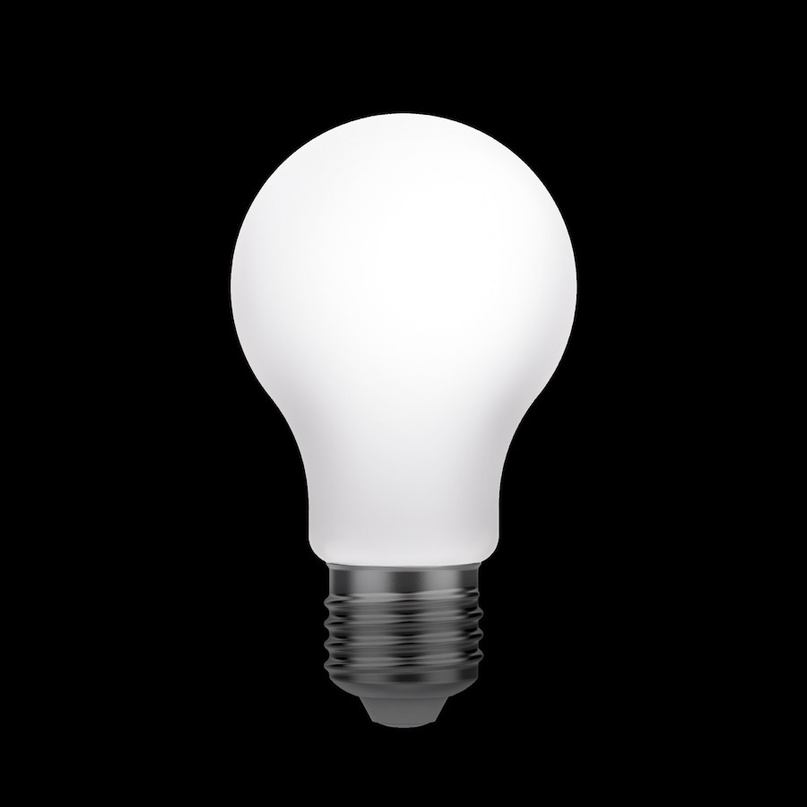 LED žiarovka s porcelánovým efektom E27, CRI95, A60.
