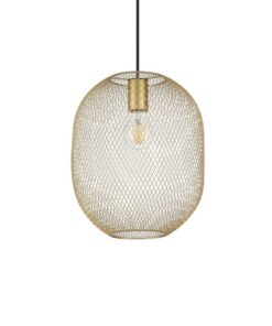 Závesné svietidlo so sieťovým tienidlom NET SP1 D24 GOLD | Ideal Lux