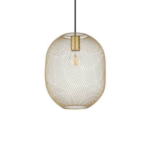 Závesné svietidlo so sieťovým tienidlom NET SP1 D24 GOLD | Ideal Lux