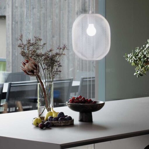 Závesné svietidlo so sieťovým tienidlom NET SP1 D24 WHITE | Ideal Lux - Image 2